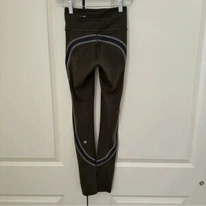Lululemon Run Crew‎ Tight 28" Nulux Green Size 2